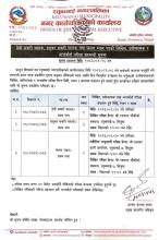 हेभी सवारी चालक,हलुका सवारी चालक तथा फायर म्यान पदको लिखित,प्रयोगात्मक र अन्तरवार्ता परीक्षा सम्वन्धी सूचना
