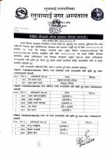  मिति २०८२०४३१ गते लिखित परीक्षाको नतिजा
