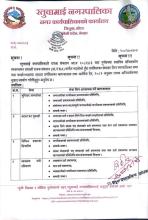 रतुवामाई नगरपालिकाको कार्यालय तथा अन्तर्गतका वडा कार्यालयहरुमा सेवाहरु लिन जादा आवश्यक कागजातहरु पेश गर्ने सम्वन्धि जानकारी बारे !