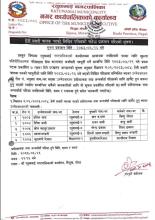 हेभी सवारी चालक पदको लिखित परीक्षा नतिजा प्रकाशन गरिएको सूचना।